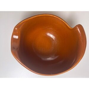 Eva Zeisel Town & Country MCM Burnt Orange Ceramic Serving Bowl